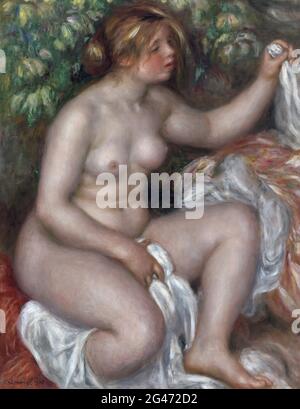 Pierre-Auguste Renoir - dopo il bagno Foto Stock