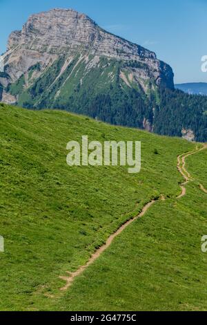 Passo di pravouta, saint pierre de chartreuse, isere, francia Foto Stock