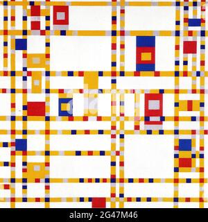 Piet Mondrian - Broadway Boogie Woogie Foto Stock