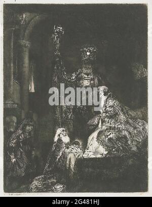 Rembrandt Harmenszoon Van Rijn - Presentazione Tempio 1654 Foto Stock