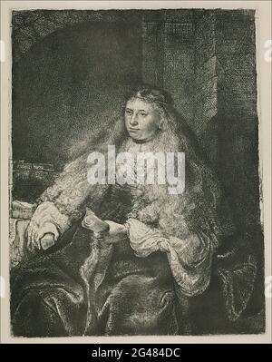 Rembrandt Harmenszoon Van Rijn - Studio Saski chiamato Grande sposa Ebraica 1635 Foto Stock