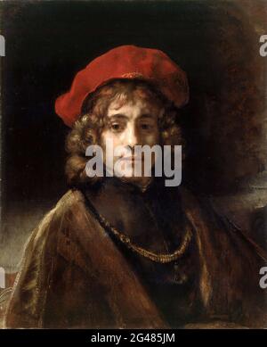 Rembrandt Harmenszoon Van Rijn - Tito gli artisti Son 02 Foto Stock