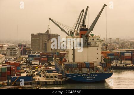 Mapocho al porto di Callao, Perù Foto Stock