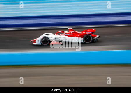 06 Eriksson Joel (swe), Dragon / Penske Autosport, Penske EV-5, azione durante l'ePrix di Puebla 2021, 5° incontro del Campionato del mondo di Formula e 2020-21, sull'Autodromo Miguel E. Abed dal 18 al 20 giugno, a Puebla, Messico - Foto Xavi Bonilla / DPPI Foto Stock