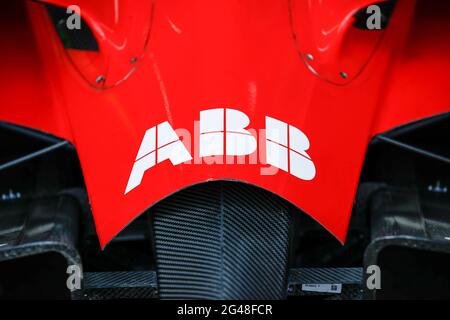 TAG Heuer Porsche Formula e Team, Porsche 99X Electric, ABB logo ambiance durante l'ePrix 2021 Puebla, 5° incontro del Campionato del mondo di Formula e 2020-21, sull'Autodromo Miguel E. Abed dal 18 al 20 giugno, a Puebla, Messico - Foto Xavi Bonilla/DPPI Foto Stock