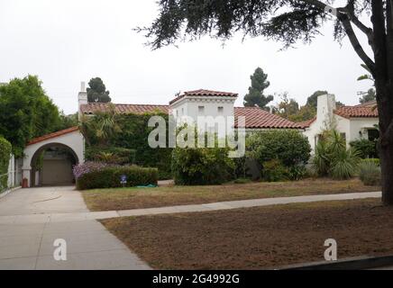 Santa Monica, California, USA 18 giugno 2021 UNA visione generale dell'atmosfera dell'attrice Patti D'Arbanville ex casa/casa al 423 15th Street a Santa Monica, California, USA. Foto di Barry King/Alamy Stock foto Foto Stock