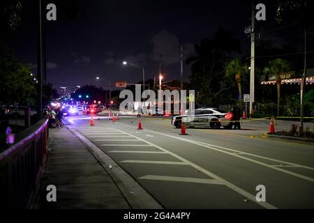 Fort Lauderdale Gay Men’s Chorus Pride Parade incidente Foto Stock