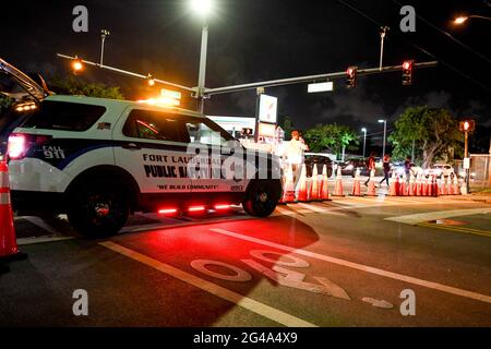 Fort Lauderdale Gay Men’s Chorus Pride Parade incidente Foto Stock