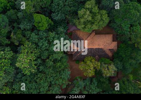 Backwaters di alapuzha e marari, KERALA Foto Stock