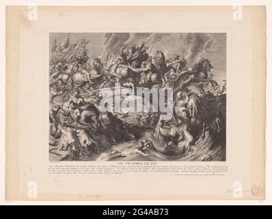 Lotta contro le Amazzoni. . Foto Stock