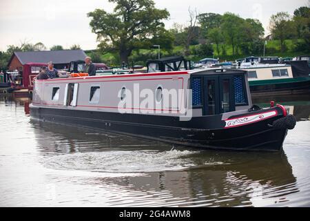 Droitwich Spa e Canal Foto Stock