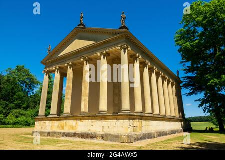 Tempio di Concordia e Vittoria, Stowe Foto Stock