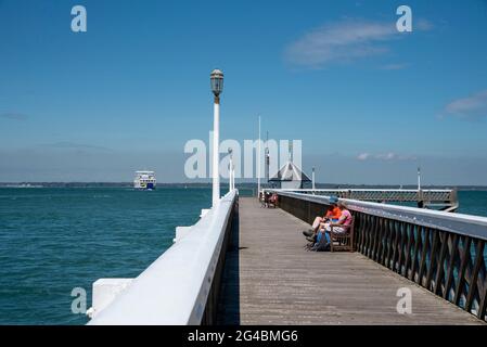 Yarmouth, Isola di Wight, Inghilterra, Regno Unito. 2021. Foto Stock