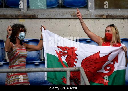 Roma, Italia. 20 giugno 2021 durante la UEFA Euro 2020 Group UNA partita di calcio tra Italia e Galles allo stadio Olimpico di Roma (Italia), 20 giugno 2021. Photo Andrea Staccioli/Insifefoto Credit: Insifefoto srl/Alamy Live News Foto Stock