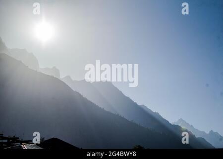 Varie vedute di Rekong Peo Foto Stock