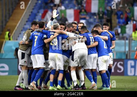 Roma, Italia. 20 giugno 2021 durante la UEFA Euro 2020 Group UNA partita di calcio tra Italia e Galles allo stadio Olimpico di Roma (Italia), 20 giugno 2021. Photo Andrea Staccioli/Insifefoto Credit: Insifefoto srl/Alamy Live News Foto Stock