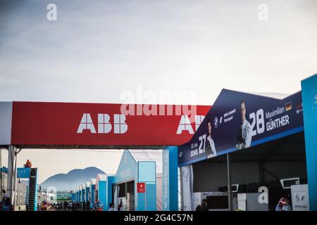 Puebla, Messico, 20 giugno 2021. Atmosfera pitlane durante l'ePrix di Puebla 2021, 5° incontro del Campionato del mondo di Formula e 2020-21, sull'Autodromo Miguel E. Abed dal 18 al 20 giugno, a Puebla, Messico - Photo Germain Hazard / DPPI Foto Stock