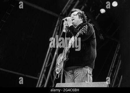 Ecografia al Glastonbury Festival 1998, Worthy Farm, Somerset, Inghilterra, Regno Unito. Foto Stock