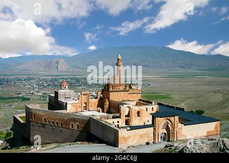 Storico Palazzo Ishak Pasha a Dogubeyazit, Turchia Foto Stock