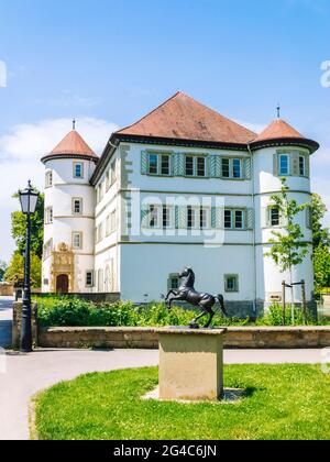 Bad Rappenau: Il castello sull'acqua, costruito nel 1601 da Eberhard von Gemmingen Foto Stock