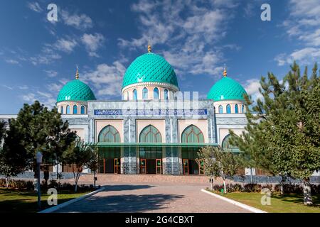 La Moschea di Juma, conosciuta anche come la Moschea del Venerdì a Tashkent, Uzbekistan Foto Stock