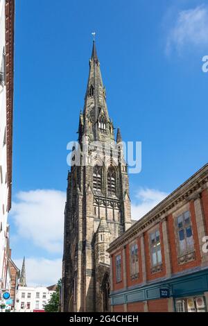 St Mary's Heritage Church (The Hub at St Mary's Art Center), Breadmarket Street, Lichfield, Staffordshire, Inghilterra, Regno Unito Foto Stock