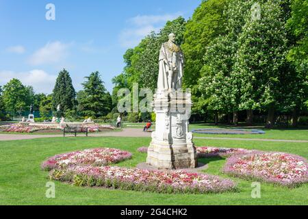 Museum Gardens, Beacon Park, Lichfield, Staffordshire, Inghilterra, Regno Unito Foto Stock