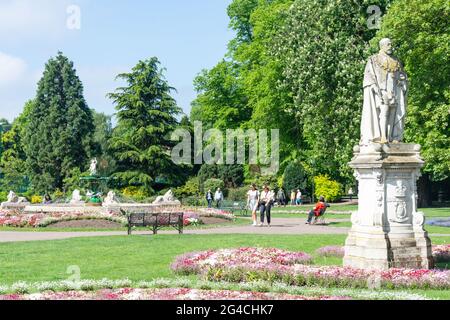 Museum Gardens, Beacon Park, Lichfield, Staffordshire, Inghilterra, Regno Unito Foto Stock