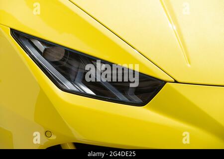 Italia, Lombardia, Milano, Milano Monza Motor Show 2021, Lamborghini Huracan EVO Spyder Foto Stock