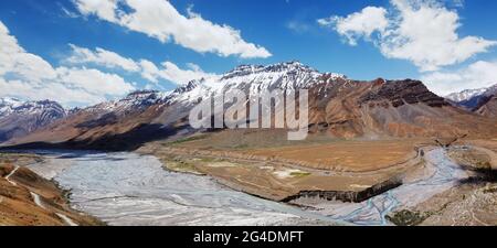 Spiti Valley in Himalaya Foto Stock
