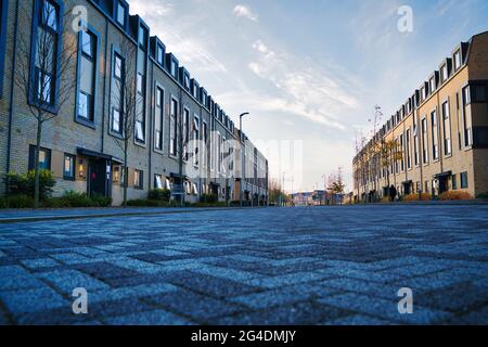 NORTHAMPTON, REGNO UNITO - Feb 12, 2016: Picture presenta Student accommodation UOn, Università di `Northampton Foto Stock