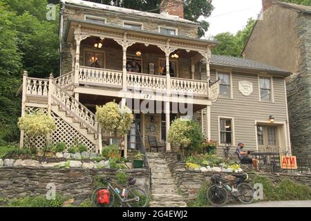 Harpers Ferry, West Virginia, Stati Uniti. Il Town's Inn, in un affascinante 1840 residence. Foto Stock