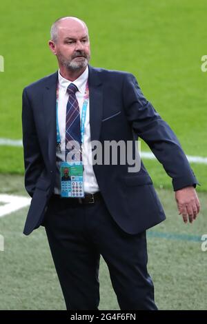 STEVE CLARKE, SCOTLAND MANAGER, 2021 Foto Stock