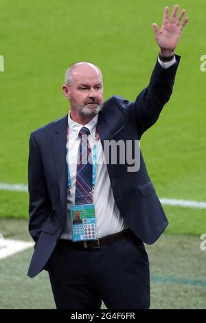 STEVE CLARKE, SCOTLAND MANAGER, 2021 Foto Stock