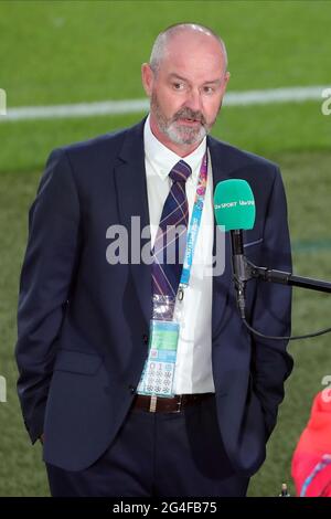STEVE CLARKE, SCOTLAND MANAGER, 2021 Foto Stock
