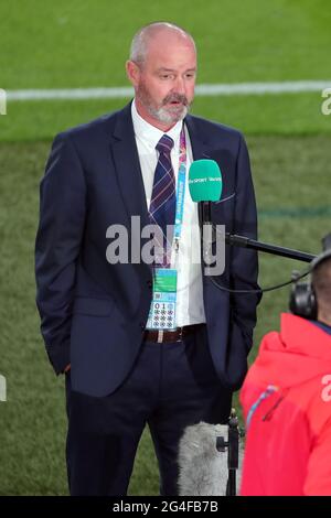 STEVE CLARKE, SCOTLAND MANAGER, 2021 Foto Stock