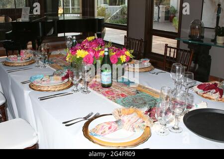 LOS ANGELES - GIU 17: L'atmosfera all'Heather Tom ospita la migliore attrice Daytime Emmy Nominees Annual Gathering al Chevy Chase Country Club il 17 giugno 2021 a Glendale, California Foto Stock