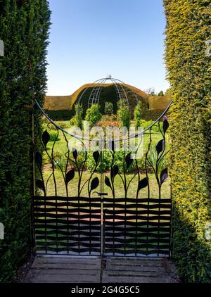 Come Hill segreto giardini presso il fiume ANT sul Norflok Broads UK Foto Stock