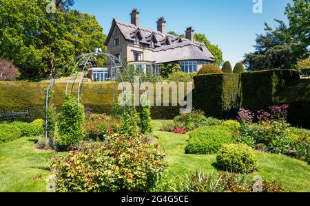 Come Hill segreto giardini presso il fiume ANT sul Norflok Broads UK Foto Stock