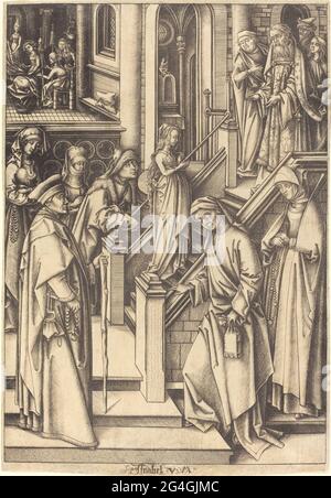 La Presentazione della Vergine, c.. 1490/1500. Foto Stock