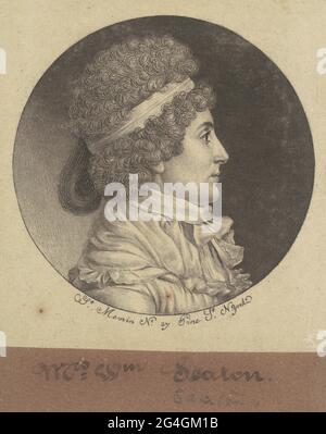 Elizabeth Ann Bayley Seton, 1797. Foto Stock