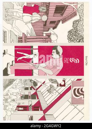 Questo opuscolo è uno di otto trovato in un portafoglio di materiali promozionali per lo sviluppo di alloggi Soul City in North Carolina. Soul City è stata una comunità pianificata proposta per la prima volta nel 1969 da Floyd McKissick, un leader afroamericano per i diritti civili e direttore del Congresso dell'uguaglianza razziale. Foto Stock