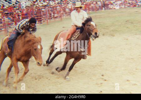 New York City Black World Championship Rodeo Foto Stock