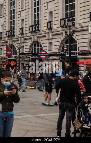 London Leicester Square e West End Foto Stock