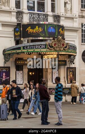 London Leicester Square e West End Foto Stock
