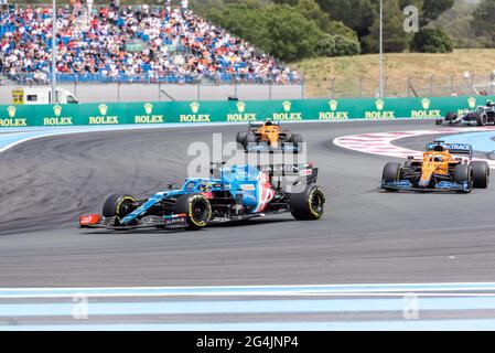 14 Fernando Alonso (ESP Alpine F1 Team), Gran Premio di Francia di F1 sul circuito Paul Ricard il 19 giugno 2021 a le Castellet, Francia. Foto di Florian Escoffier/ABACAPRESS.COM Foto Stock