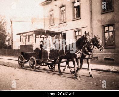 Trasporto / trasporto, pullman, autobus a cavallo, fine del 19 ° secolo, DIRITTI-AGGIUNTIVI-AUTORIZZAZIONE-INFORMAZIONI-NON-DISPONIBILI Foto Stock