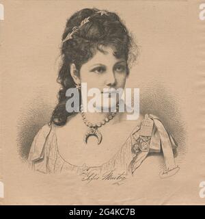 Ritratto del pianista e compositore Sophie Mitre (1846-1918) , 1883. Collezione privata. Foto Stock