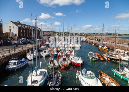 Porto di Berwick Nord in un giorno estivo 2021 Foto Stock