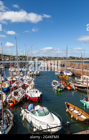 Porto di Berwick Nord in un giorno estivo 2021 Foto Stock